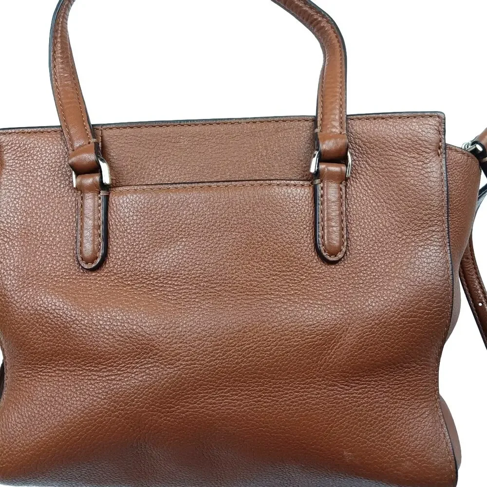 Kate Spade Jackson Camel Brown Medium Satchel Bag Purse Handbag